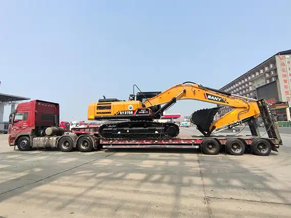 绵阳到阜康市物流公司挖机运输(图2)