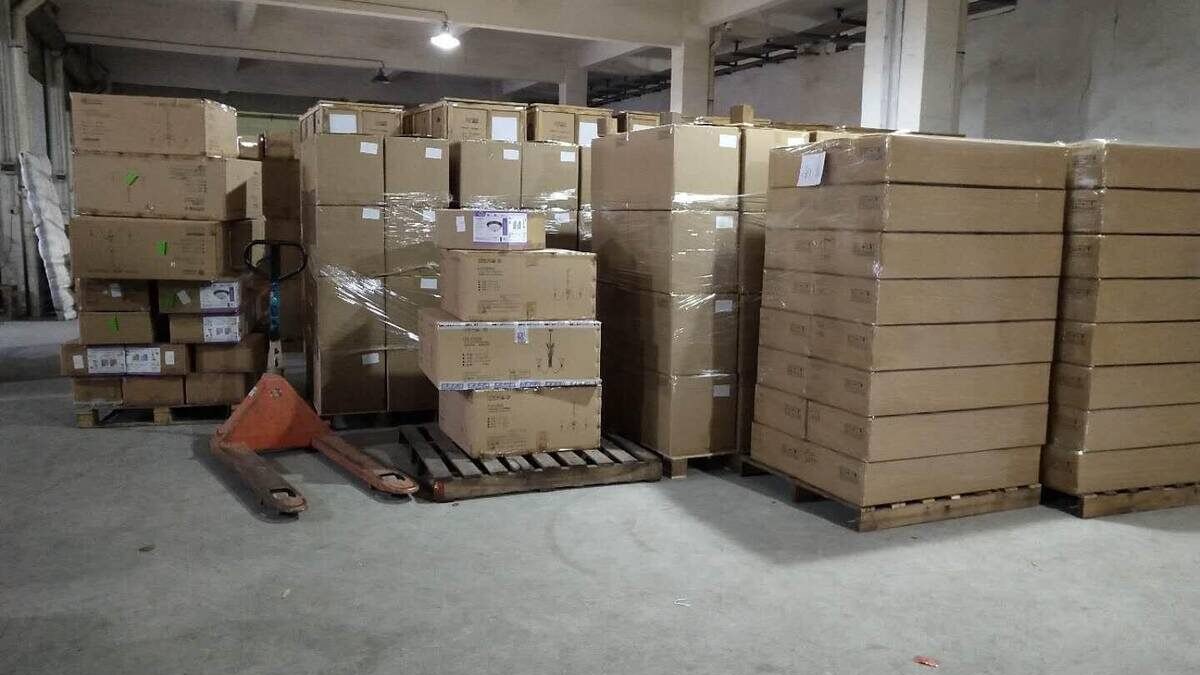 江油到普兰县仓库托盘纸箱堆码实拍 江油到普兰县发货流程_怎么下单怎么签收(图1)